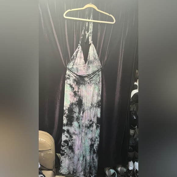Tie dye jungle hippie jumpsuit. Long small. - Picture 4 of 7